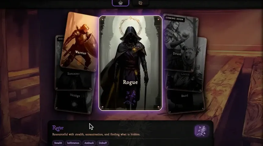 Class Rogue gameplay demo